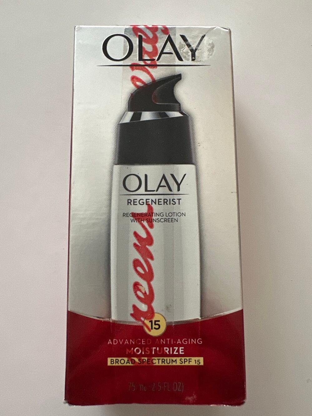 Olay Regenerist Regenerating Lotion SPF 15 Moisturizer 2.5 oz Anti Aging Sealed